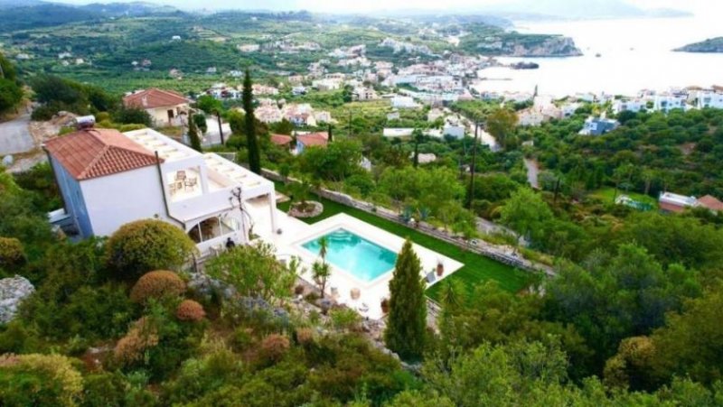 Almyrida Kreta, Almyrida: Villa mit Meerblick und Swimmingpool zu verkaufen Haus kaufen